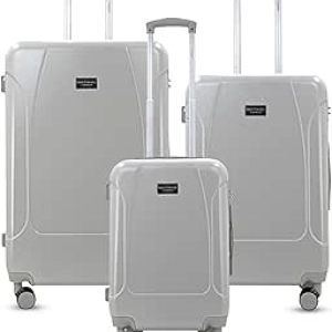 Isaac Mizrahi Luna 3-Piece Hardshell Luggage Set with Spinner Wheels