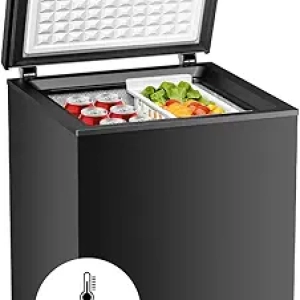 3.5 Cu Ft Ultra-Low Chest Freezer -40°F | Precision Temperature Control Deep Freezer