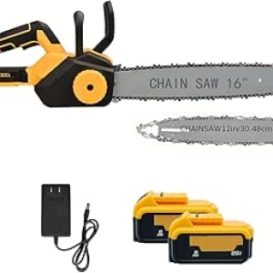 Electric Chainsaw for Home Decoration - 2 Batteries Included