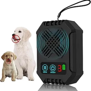 Ultrasonic Dog Bark Deterrent - 50FT Range, 3 Adjustable Modes, Rechargeable