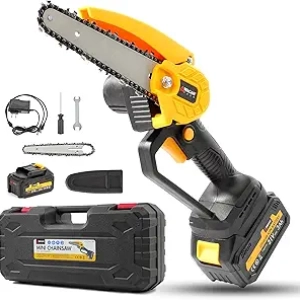 Wagan EL7007 6-Inch Cordless Chainsaw with UL Certified 3.0Ah Battery